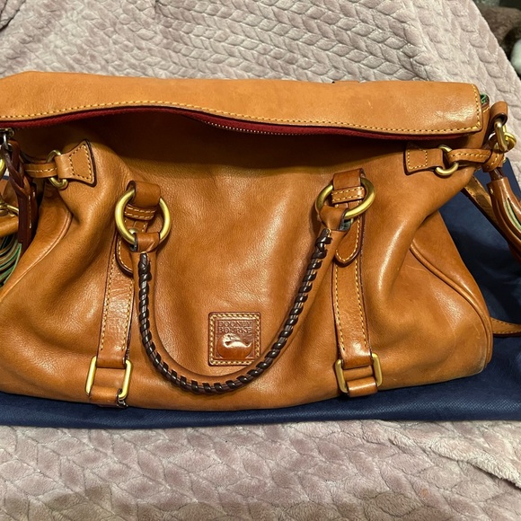 Dooney & Bourke Florentine Satchel “Natural” - Picture 2 of 6